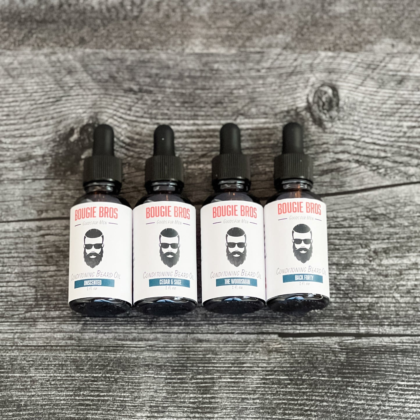Bougie Bros Unscented Natural Beard Oil
