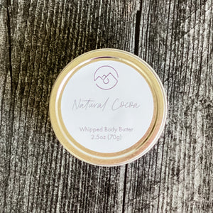 Natural Cocoa Whipped Body Butter